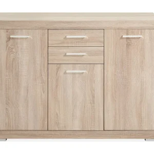 Scandinavian Choice Bristol Skänk 120 cm Låg Ljus Ek - Förvaring Utförsäljning