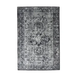 Rabatter Hannabel Matta 100x200 cm Svart/Sammet - Textil & mattor