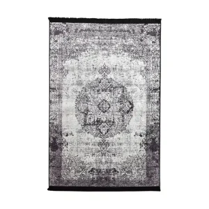 risnedsättning Matta Meddal 160x230 cm Svart/Sammet - Textil & mattor