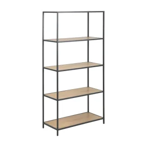 Billig Factory Fellow Hasslevik Bokhylla 77x150 cm Vildek/Svart - Förvaring