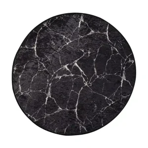 Beställ idag Marmuras Matta Rund 100 cm Flerfärgad/Sammet - Textil & mattor