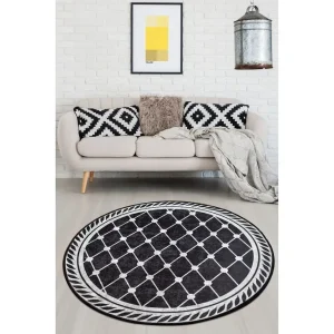 Endast denna vecka Maltempata Matta Rund 100 cm Flerfärgad/Sammet - Textil & mattor