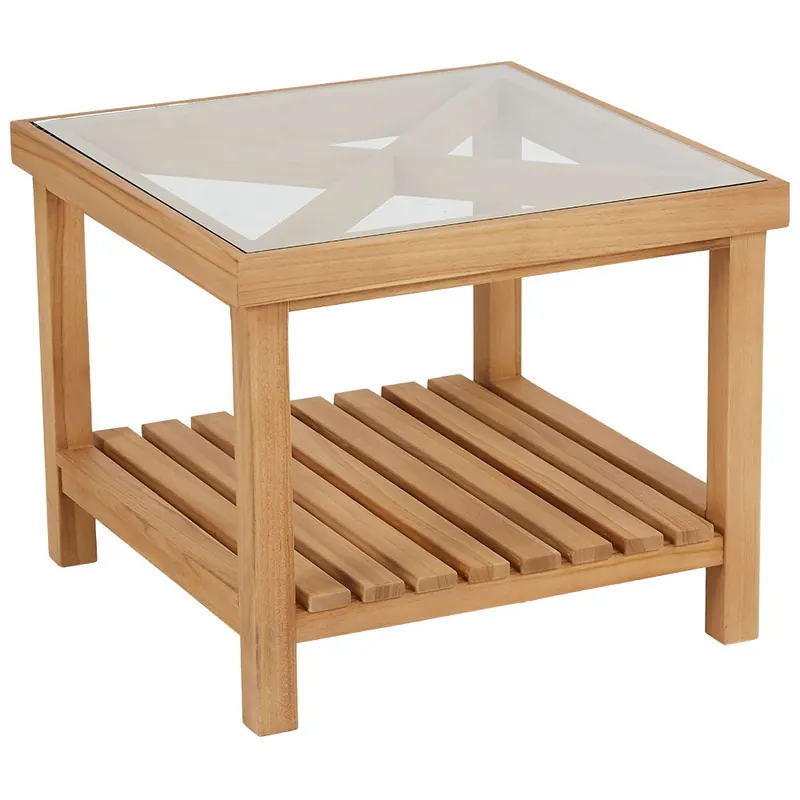 Begränsat antal Varm soffbord natur teak