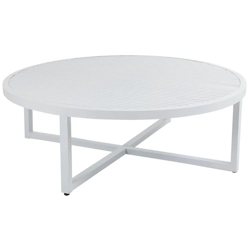 Vevi loungebord 100cm vitt Expressleverans