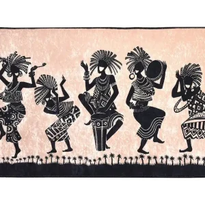 Matta Bantu 80x150 cm Flerfärgad/Sammet - Textil & mattor Begränsat antal