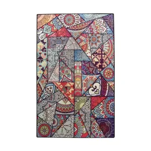 Matta Keelti 160x230 cm Flerfärgad/Sammet - Textil & mattor Köp nu
