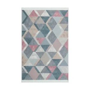 Rea Mihriban Entrematta 80x150 cm Blå/Rosa/Beige/Grå/Bomull - Textil & mattor