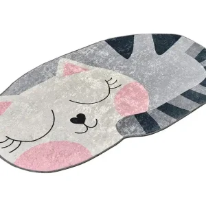 Matta Bigcat 60x100 cm Flerfärgad/Sammet - Textil & mattor Populär