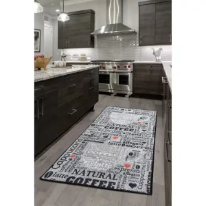 Matta Fincan 80x150 cm Grå/Sammet - Textil & mattor Fri frakt