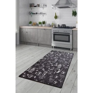 Mikino Entrematta 80x300 cm Svart/Sammet - Textil & mattor Kundfavorit