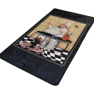 Extra rabatt Matta Shef 80x150 cm Flerfärgad/Sammet - Textil & mattor