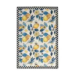 Matta Zitroun 80x150 cm Flerfärgad/Sammet - Textil & mattor Fynd