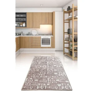 Säker betalning Cuppa Entrematta 80x300 cm Beige/Vit/Sammet - Textil & mattor