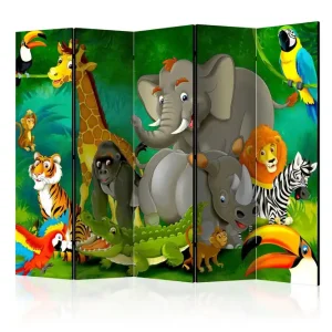 Premium Rumsavdelare Colourful Safari 225x172 Artgeist sp. z o. o. - Inredning