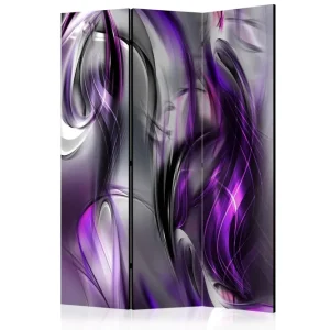 Snabb leverans Rumsavdelare Purple Swirls 135x172 Artgeist sp. z o. o. - Inredning