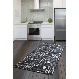 Erbjudande Cuppa Entrematta 80x300 cm Svart/Sammet - Textil & mattor