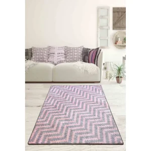 Premium Matta Aitalas 80x150 cm Rosa/Grå/Sammet - Textil & mattor
