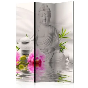 Rumsavdelare Buddha And Orchids 135x172 Artgeist sp. z o. o. - Inredning Fynd
