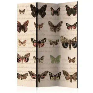 Fynd Rumsavdelare Retro Style Butterflies 135x172 Artgeist sp. z o. o. - Inredning