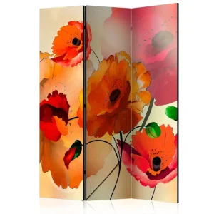 Rumsavdelare Velvet Poppies 135x172 Artgeist sp. z o. o. - Inredning Köp nu