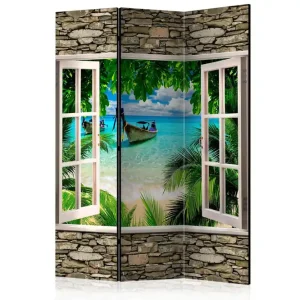 Trygg betalning Rumsavdelare Tropical Beach 135x172 Artgeist sp. z o. o. - Inredning