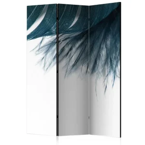 Endast idag Rumsavdelare Dark Blue Feather 135x172 Artgeist sp. z o. o. - Inredning