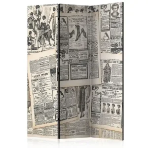 Nyhet Rumsavdelare Vintage Newspapers 135x172 Artgeist sp. z o. o. - Inredning