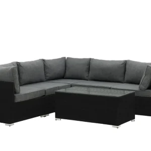 Venture Home Amazon Loungesoffa Utomhus Svart - Trädgård & spabad Reapris