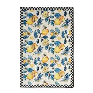 Sidrun Entrematta 100x300 cm Flerfärgad/Sammet - Textil & mattor Fri frakt