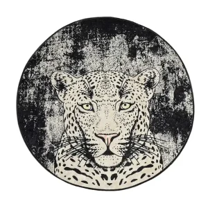 Extra rabatt Kambuku Matta Rund 140 cm Tiger/Sammet - Textil & mattor