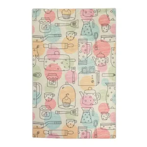 Billigare Lanworthe Matta 100x200 cm Flerfärgad/Sammet - Textil & mattor