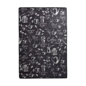 Matta Acindino 160x230 cm Svart/Sammet - Textil & mattor Reapris