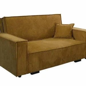 Begränsat erbjudande Denegal 2-sits Bäddsoffa Dark yellow - Möbler