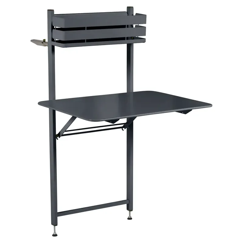 Bistro balkongbord 57 x 77 cm Anthracite Rea