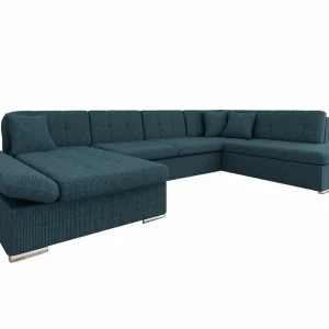 Zumar 4-sits Hörnbäddsoffa Dark blue - Möbler Endast idag