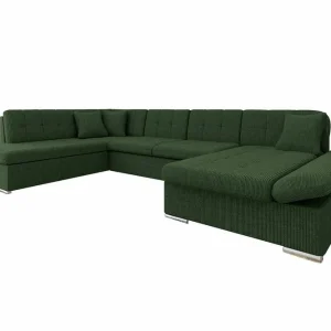 Zumar 4-sits Hörnbäddsoffa Dark green - Möbler Extra rabatt