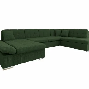 Zumar 4-sits Hörnbäddsoffa Dark green - Möbler Lägg i varukorgen
