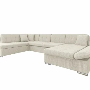 Zumar 4-sits Hörnbäddsoffa beige - Möbler Begränsat antal