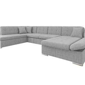 Zumar 4-sits Hörnbäddsoffa Ljusgrå - Möbler Beställ nu