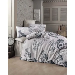 Victoria Bäddset Dubbelt 4-dels Ranforce Rosa/Svart/Vit - Textil & mattor Köp online
