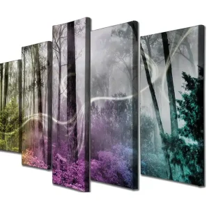 Rea Väggdekor Canvas Målning 5 Delar - Inredning