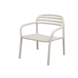 Bliss loungefåtölj, stapelbar Sand, aluminium Handla nu