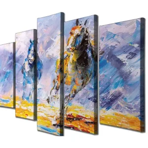 Premium Väggdekor Canvas Målning 5 Delar - Inredning