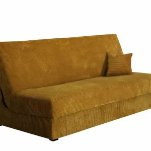Billig Denegal 3-sits Bäddsoffa Dark yellow - Möbler