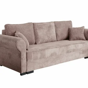 Beställ idag Denegal 3-sits Bäddsoffa Brown/Beige - Möbler