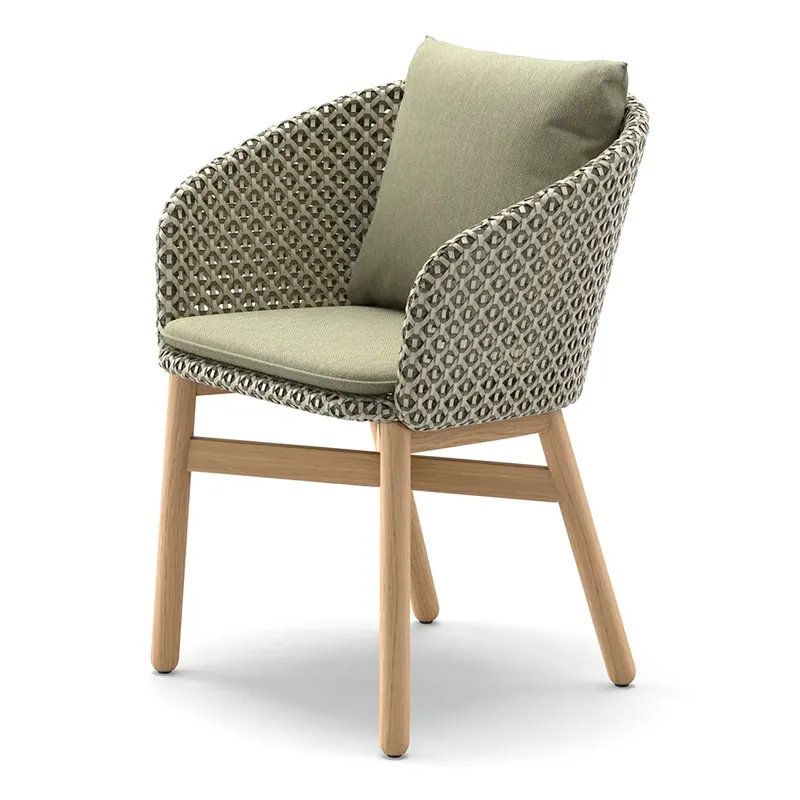 Mbrace karmstol med teak AW6 teak 0205 alloro 0120 Beställ nu