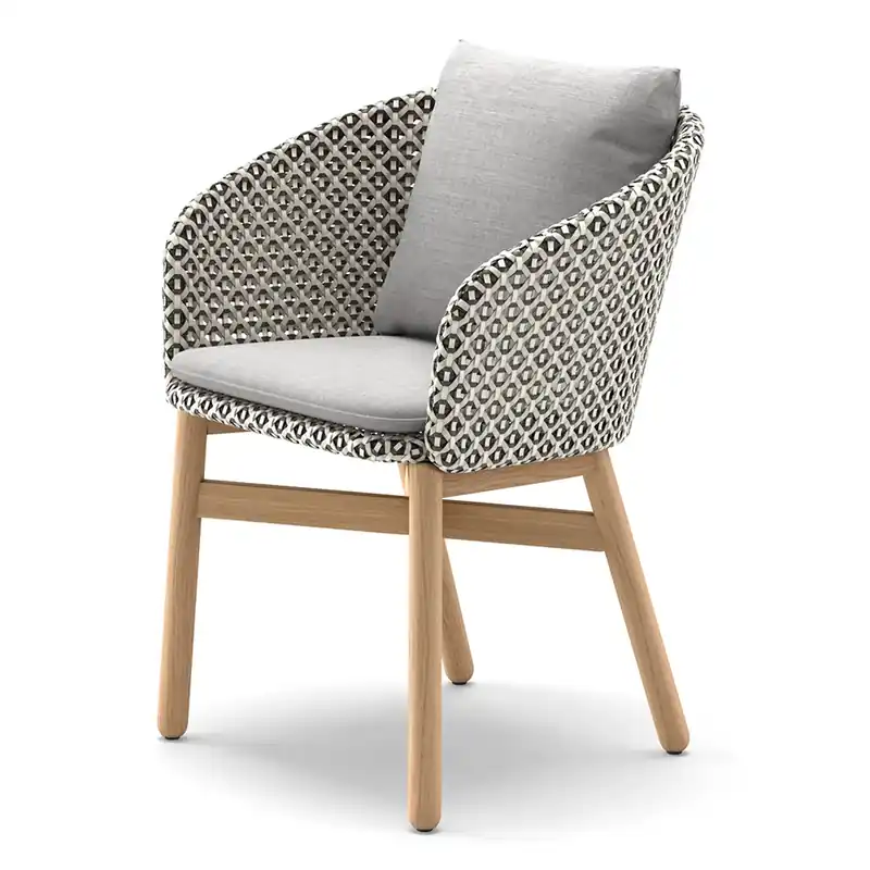 Mbrace karmstol med teak AW6 teak 0205 pepper 0115 Reapris
