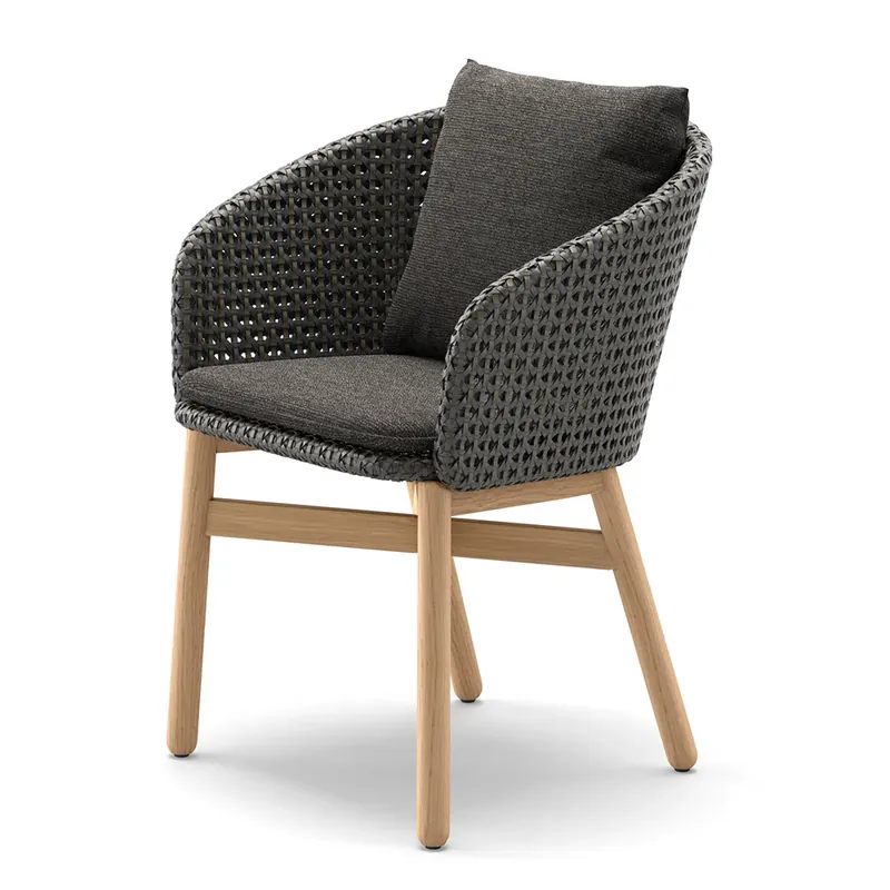 Mbrace karmstol med teak AW6 teak 0205 arabica 0126 Erbjudande