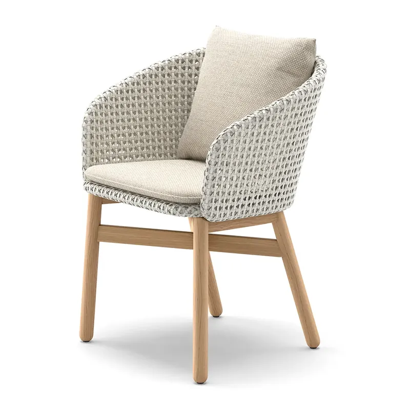 Rabatter Mbrace karmstol med teak AW6 teak 0205 sea salt 0140