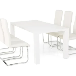 Bästa pris Concept 55 Cibus Matgrupp 180 cm med 6 Cibus Stol Vit - Möbler